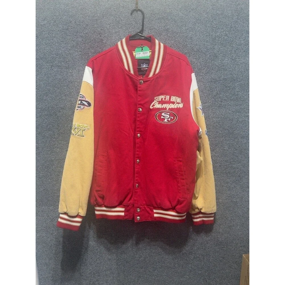 New G-III San Francisco 49ers Large 5X Super Bowl Champions Jacket